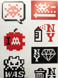 Space Invader - Stickers Signed - Edition of 200
