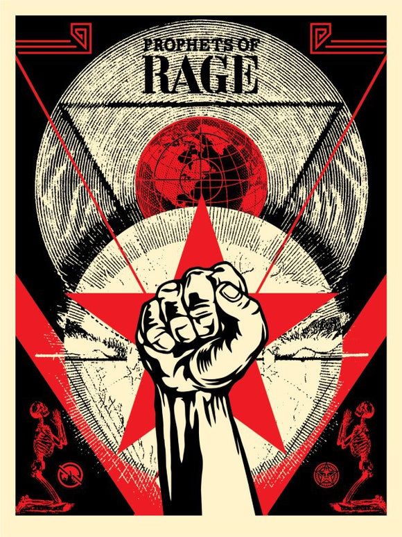 SHEPARD FAIREY AKA OBEY - Prophets Of Rage New Day Rising