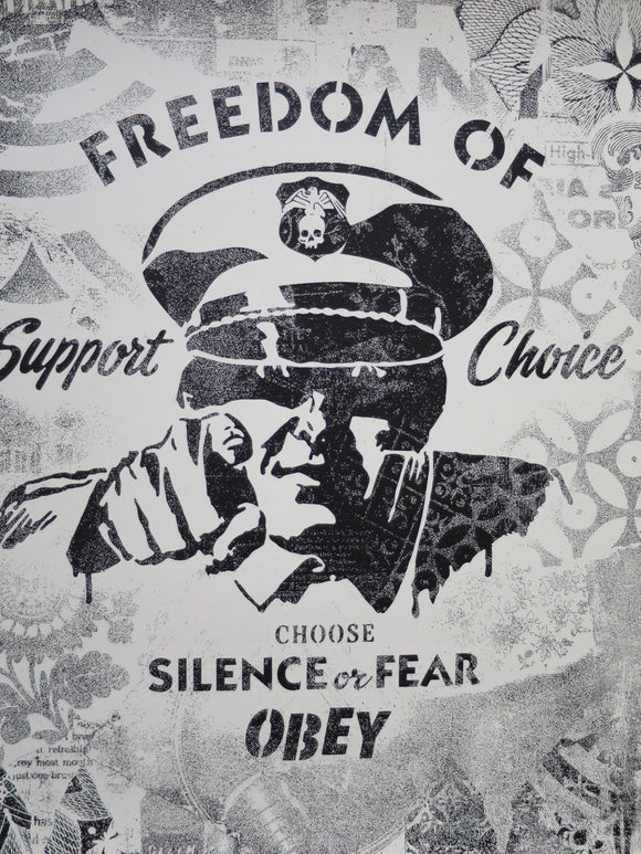 SHEPARD FAIREY AKA OBEY - Damaged Freedom Of Choice