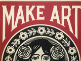 Shepard Fairey aka Obey - Make Art Not War