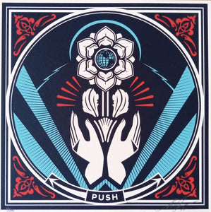 Shepard Fairey aka Obey - Push, 2021