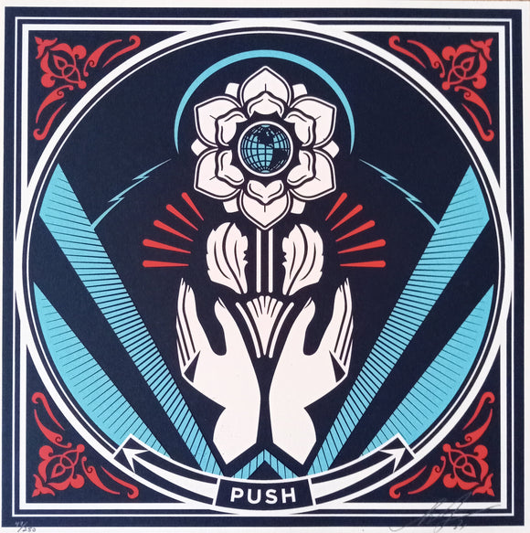 Shepard Fairey aka Obey - Push, 2021