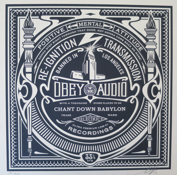 Shepard Fairey aka Obey - Re-ignition Transmission 2013