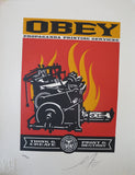 SHEPARD FAIREY AKA OBEY - Print and destroy letterpress