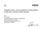 JR - Les Falaises du Trocadéro, 21 mai 2021, 20h03, Paris, France, 2021